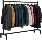 Kledingrek Melva zwart,150x38x120 schwarz