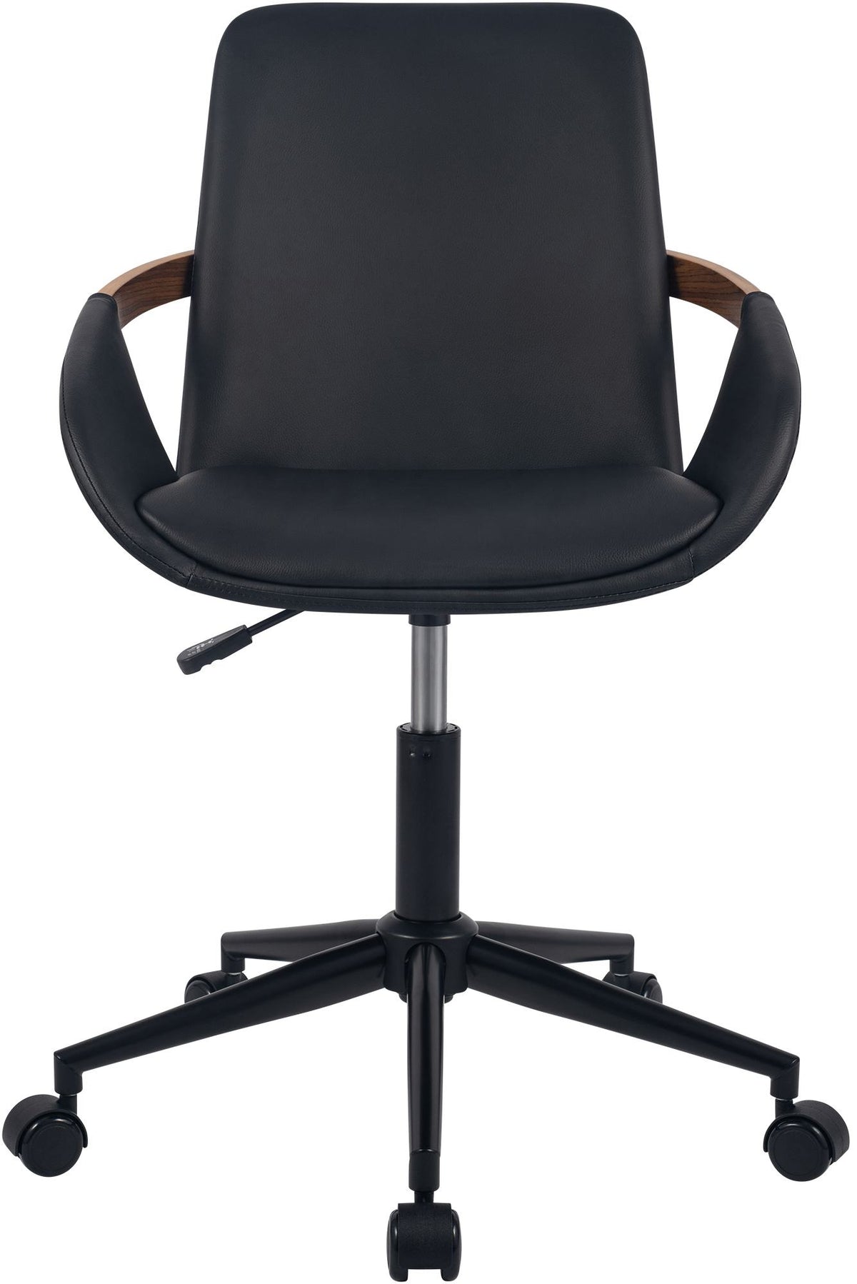 Bürostuhl Daina Kunstleder walnuss/schwarz