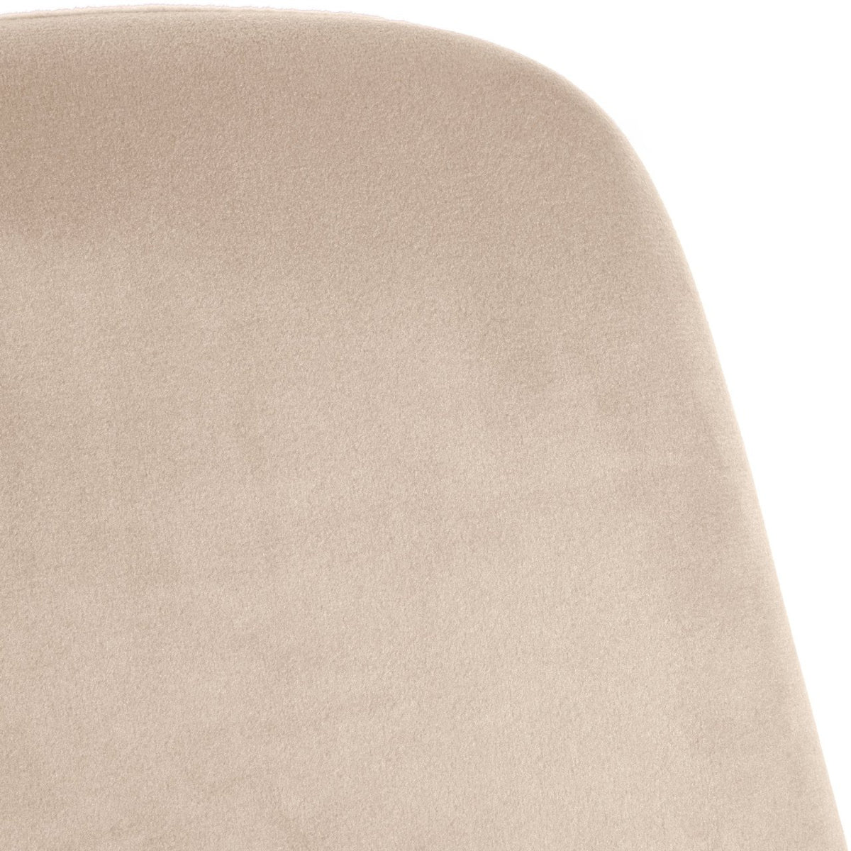 Victoria Eetkamerstoelen Fluweel - Set van 4 creme creme