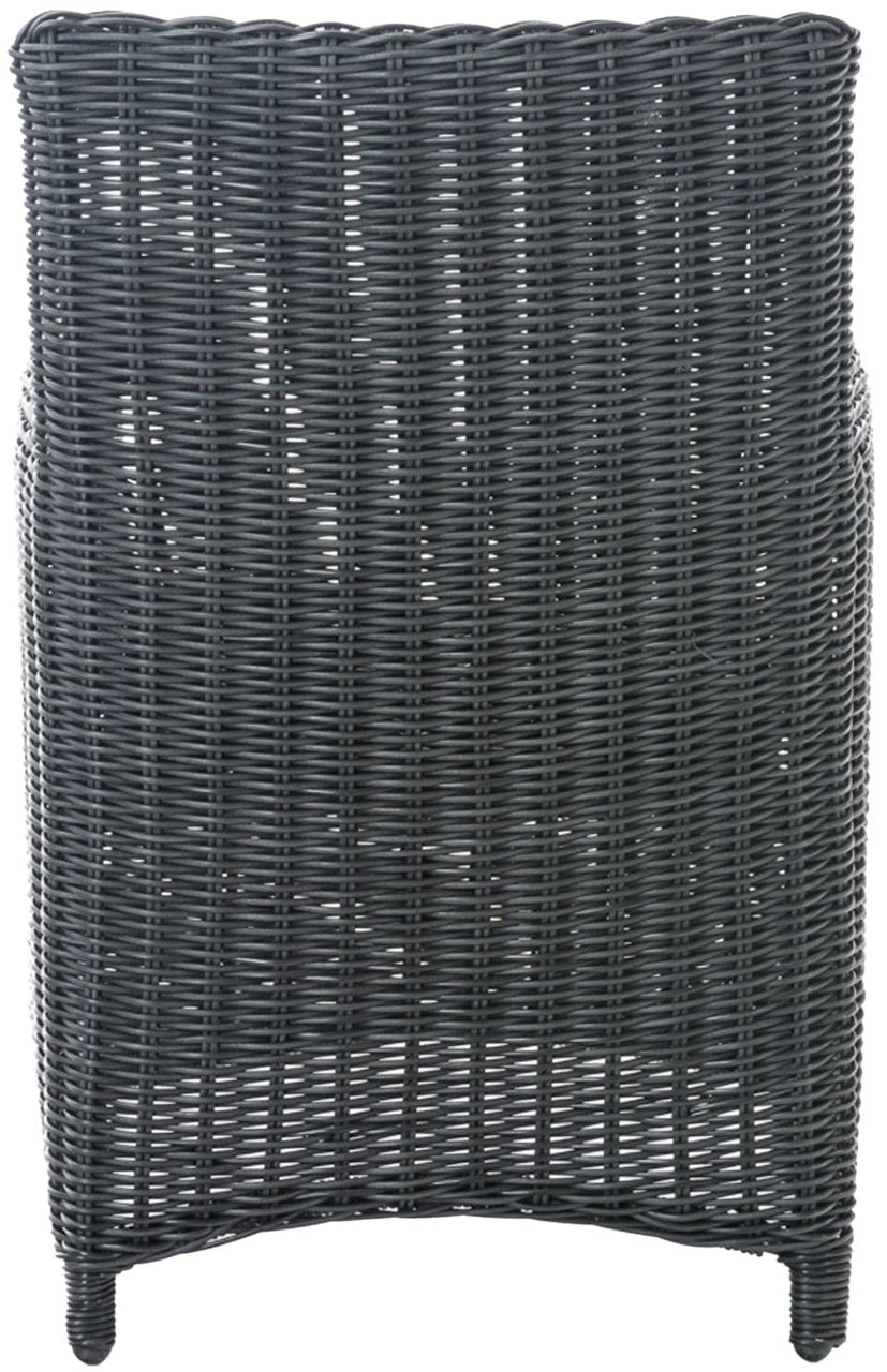 4er Set Stuhl Fontana / Sankt Marlo Cremeweiss 5mm schwarz