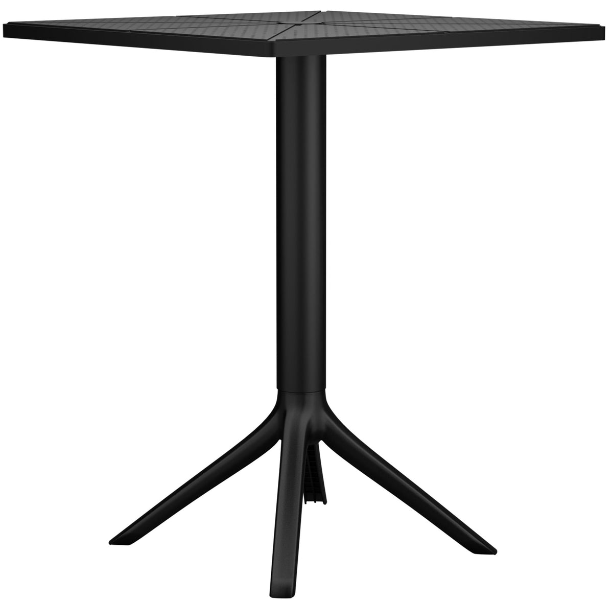 Tuinmeubelset Norva met 4 stoelen zwart schwarz