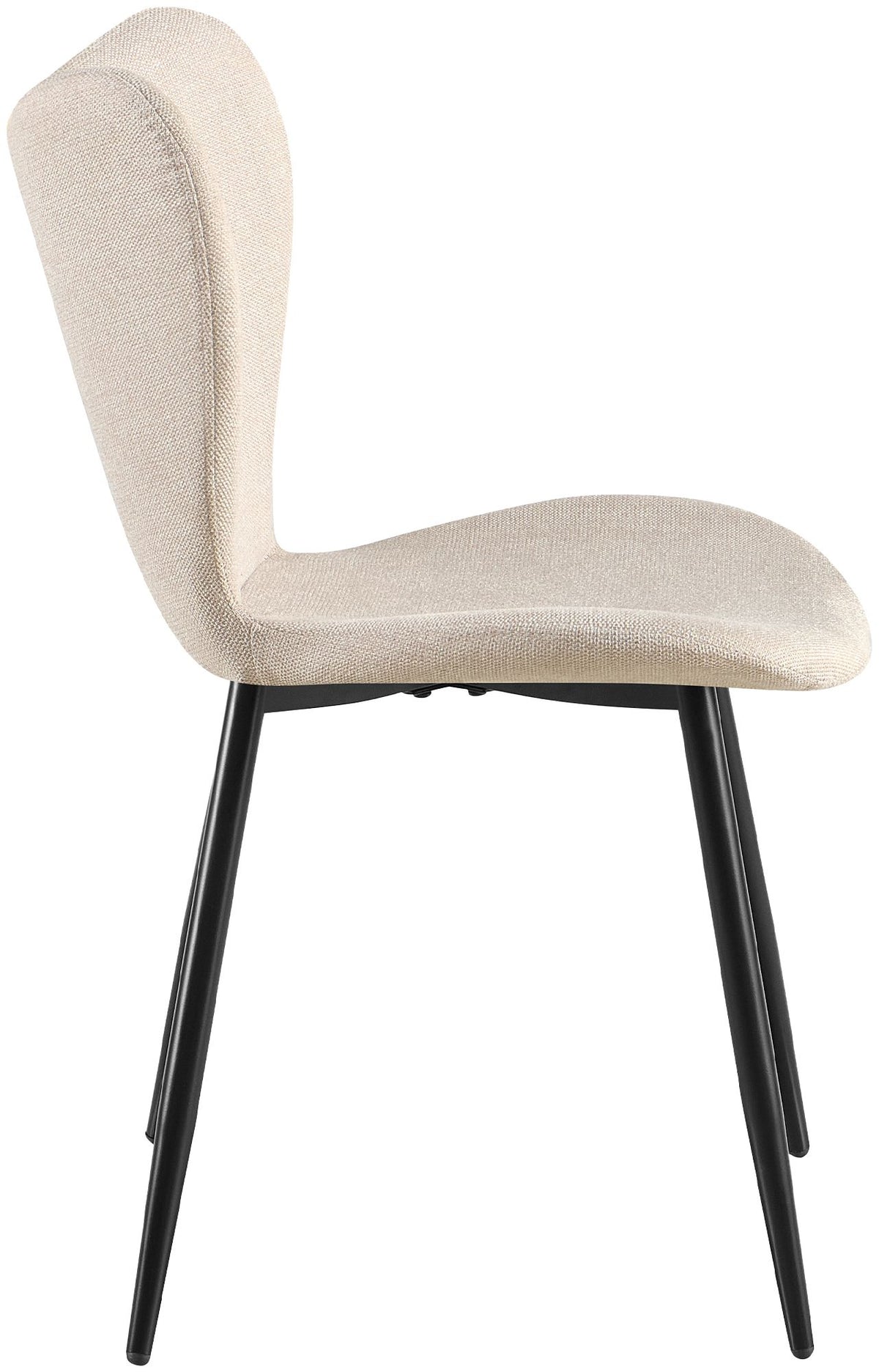 Esszimmerstuhl Maika Stoff creme