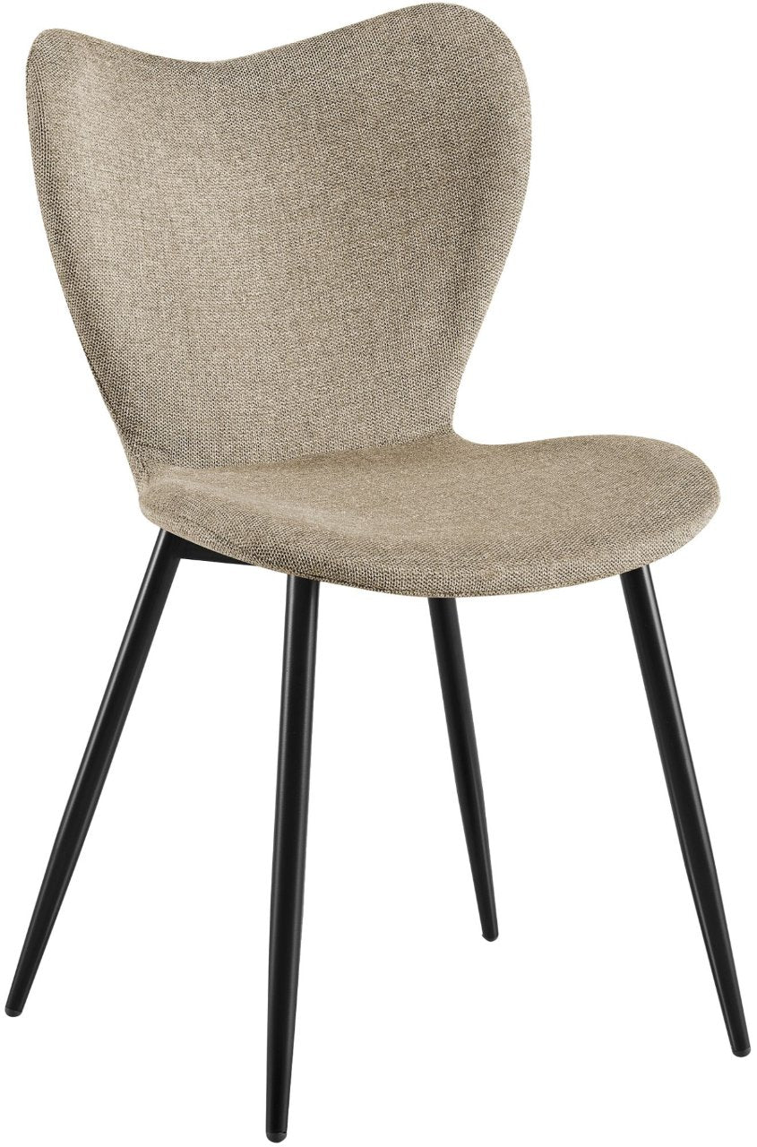Esszimmerstuhl Maika Stoff taupe