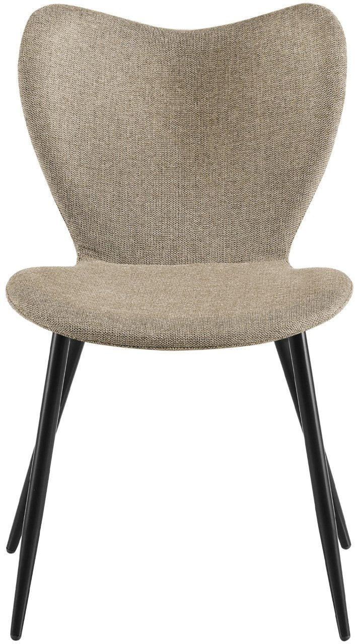 Esszimmerstuhl Maika Stoff taupe