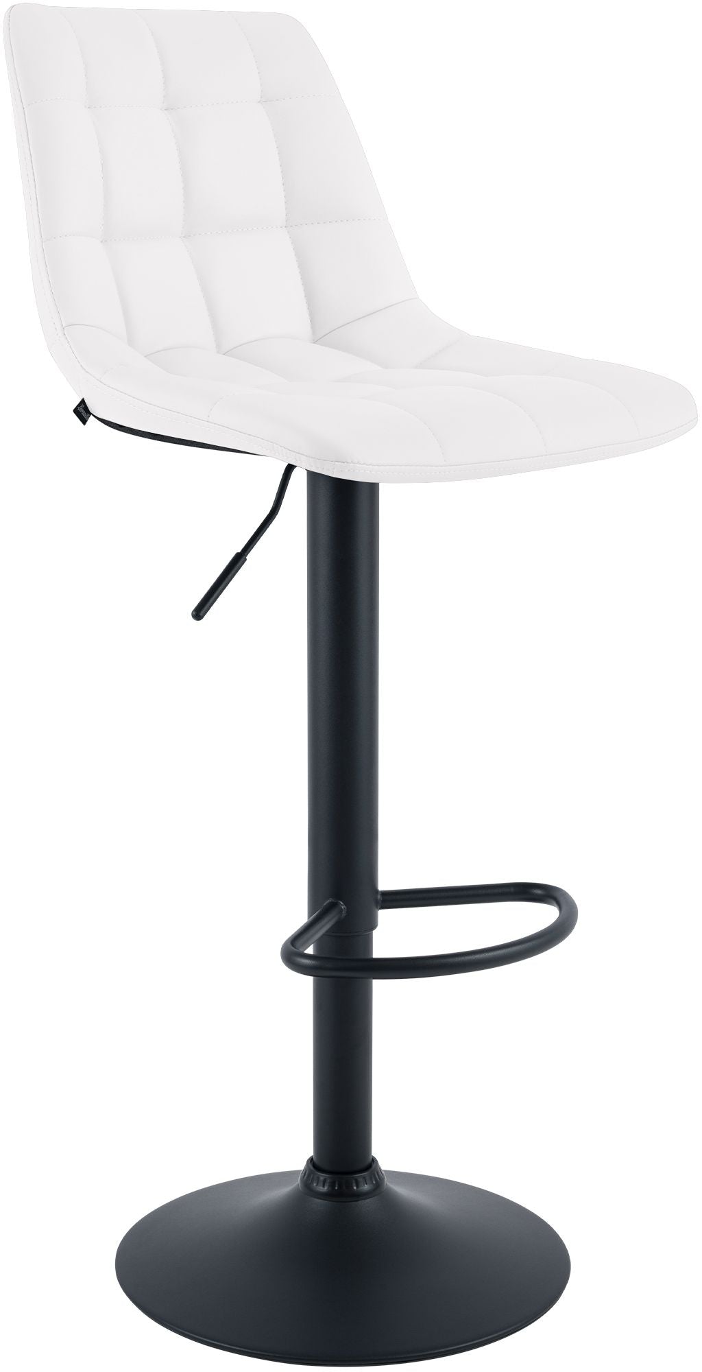 Barhocker Mapun Kunstleder weiß