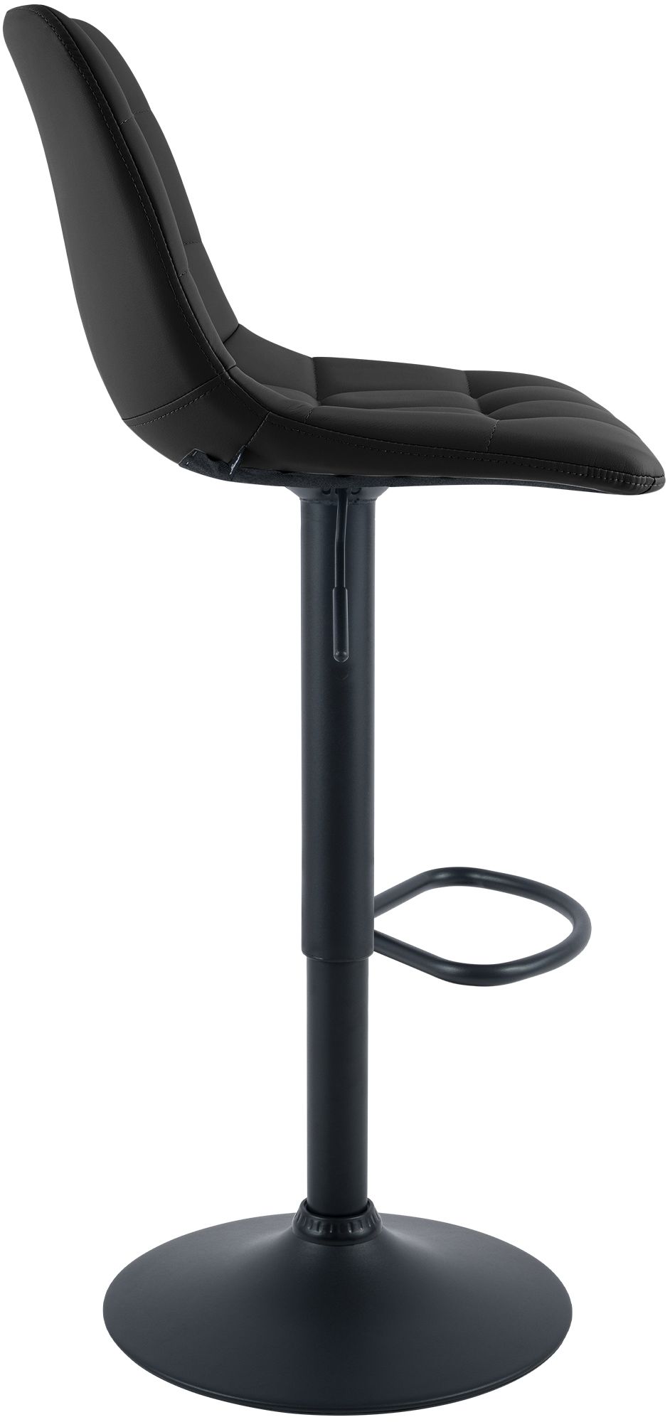 2er Set Barhocker Mapun Kunstleder schwarz