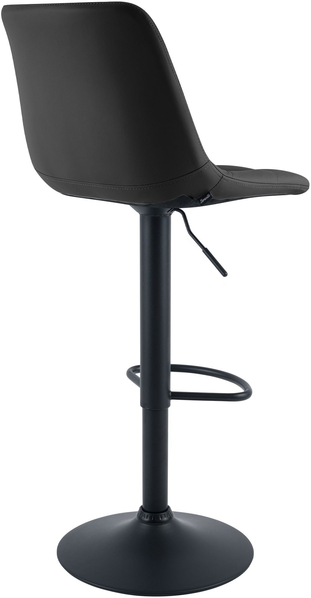 2er Set Barhocker Mapun Kunstleder schwarz
