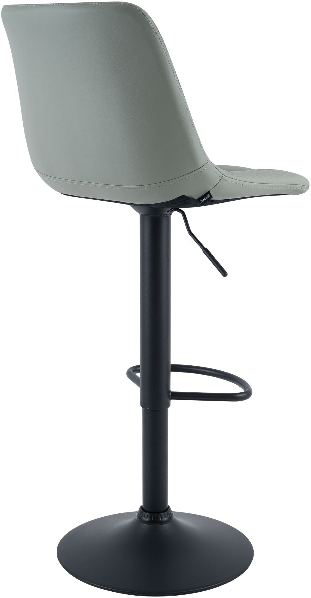 Barhocker Mapun Kunstleder grau