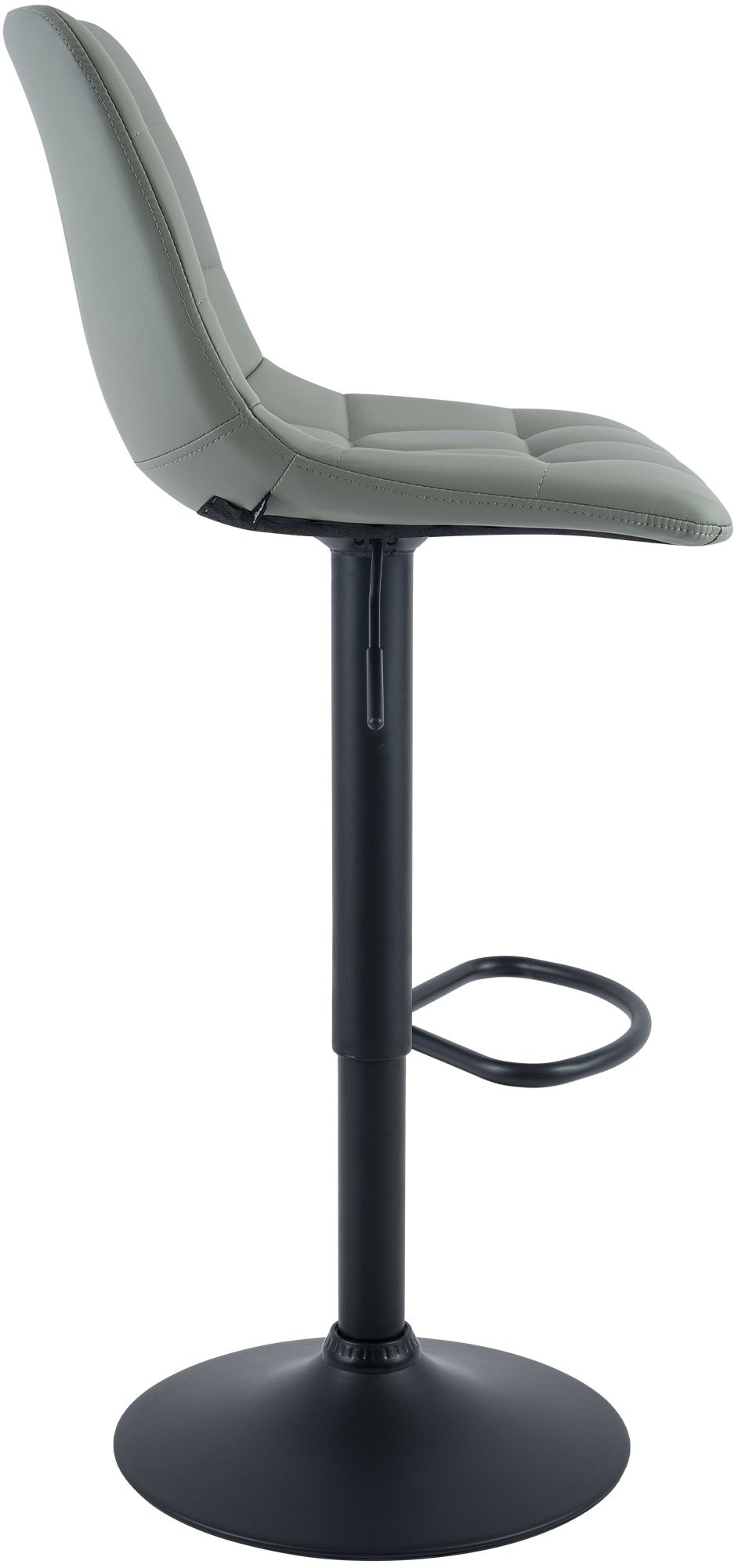 Barhocker Mapun Kunstleder grau