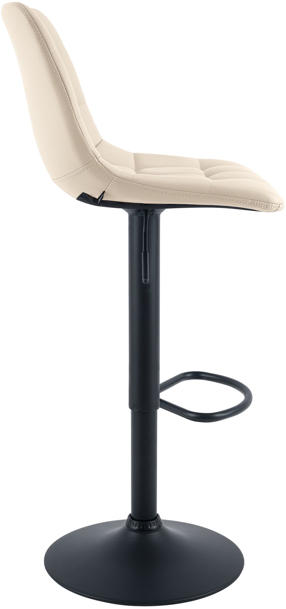 2er Set Barhocker Mapun Kunstleder creme