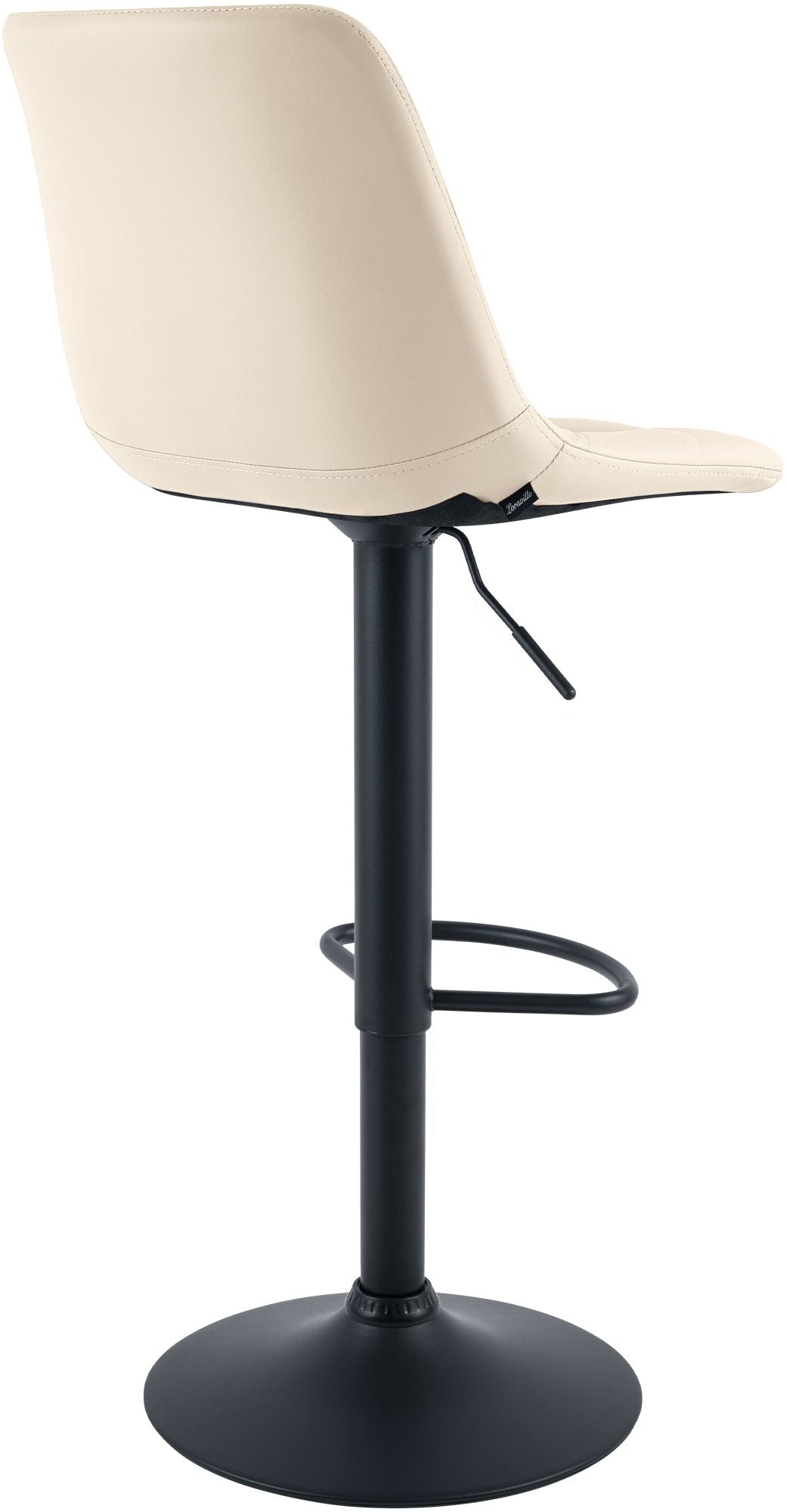 Barhocker Mapun Kunstleder creme