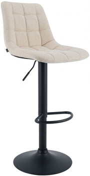 Barhocker Mapun Stoff creme