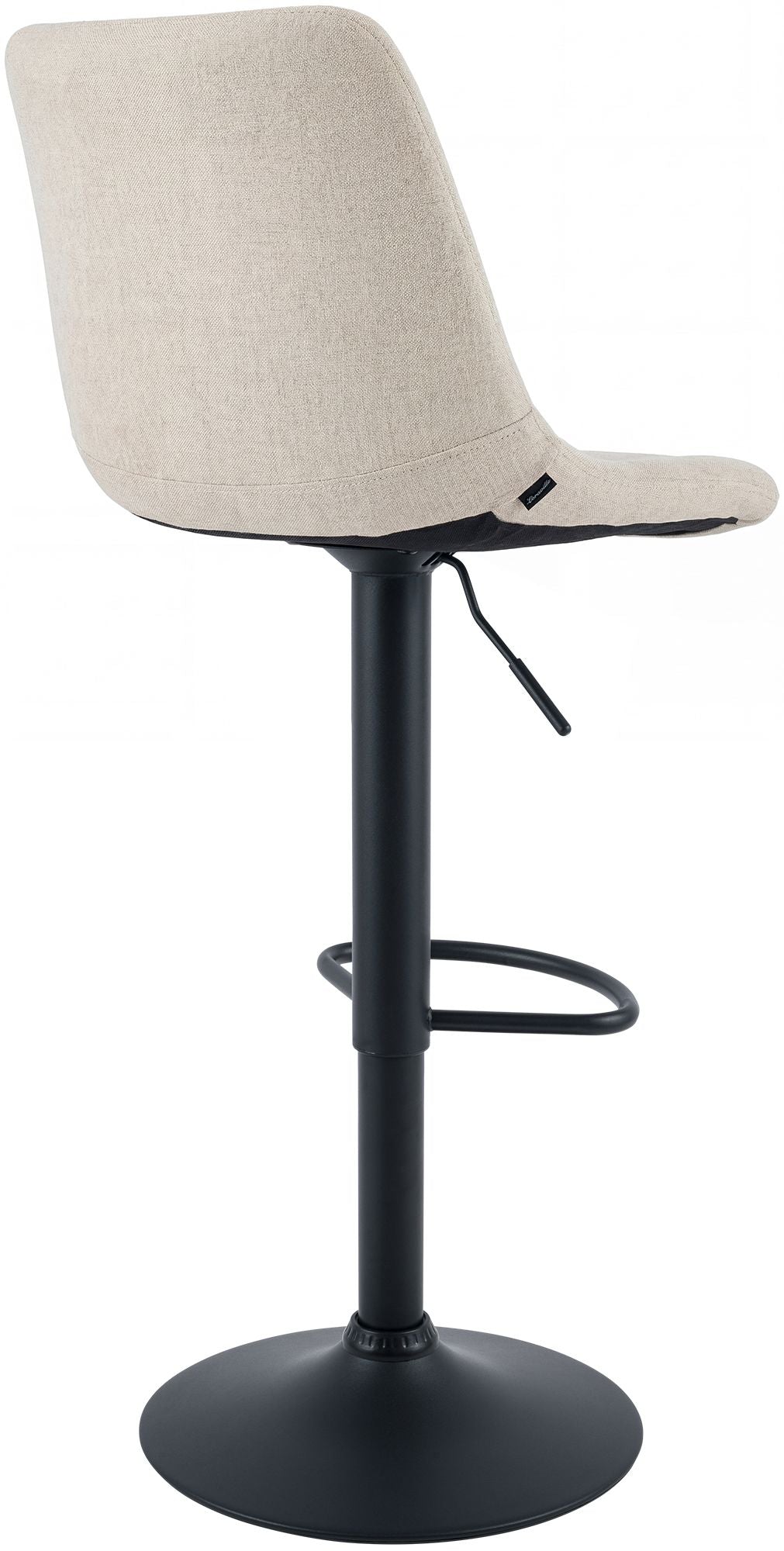 Barhocker Mapun Stoff creme