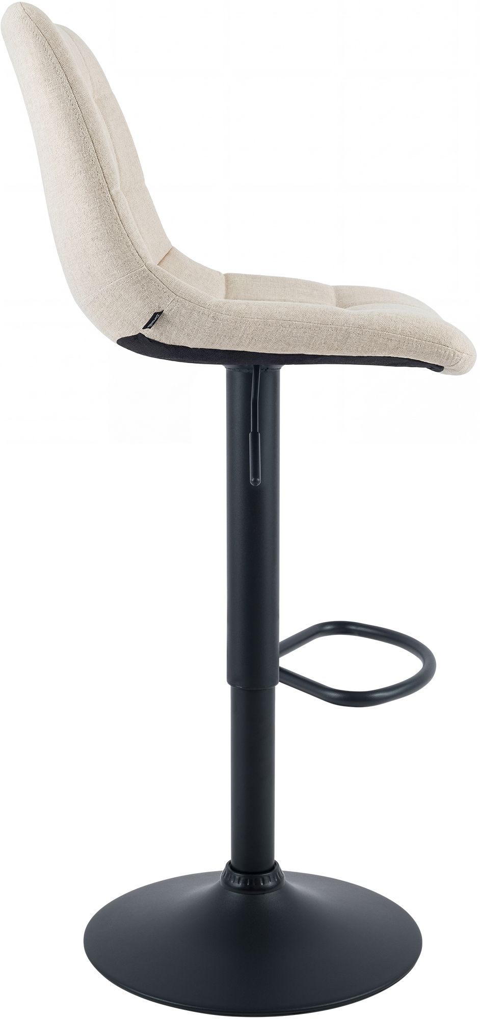 2er Set Barhocker Mapun Stoff creme