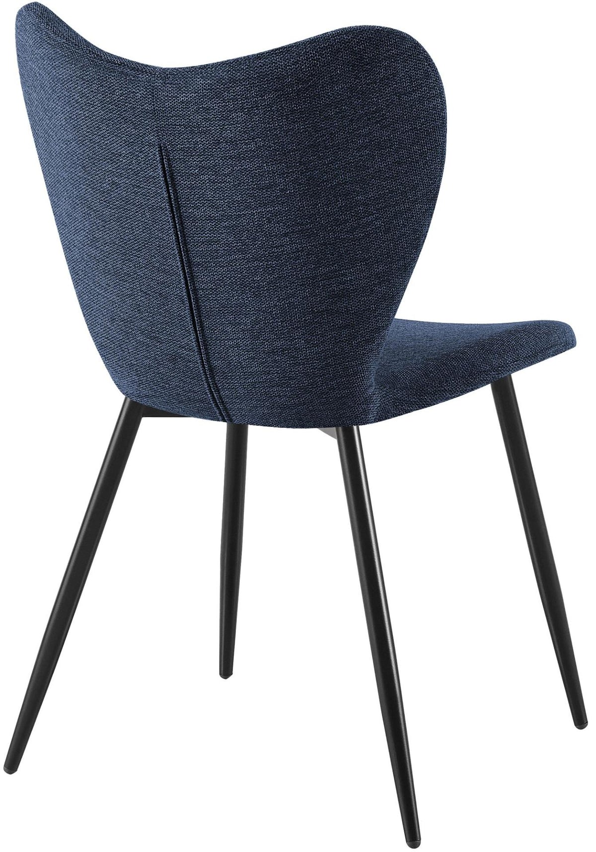 2er Set Esszimmerstuhl Maika Stoff blau