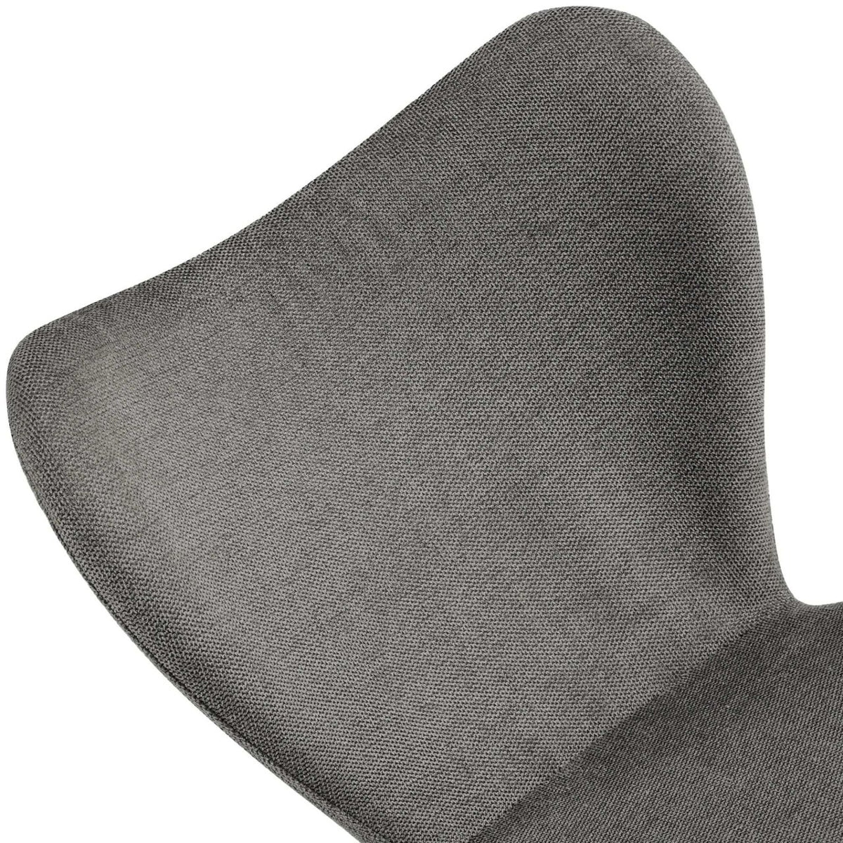 2er Set Esszimmerstuhl Maika Stoff grau
