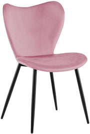 Esszimmerstuhl Maika Samt rosa