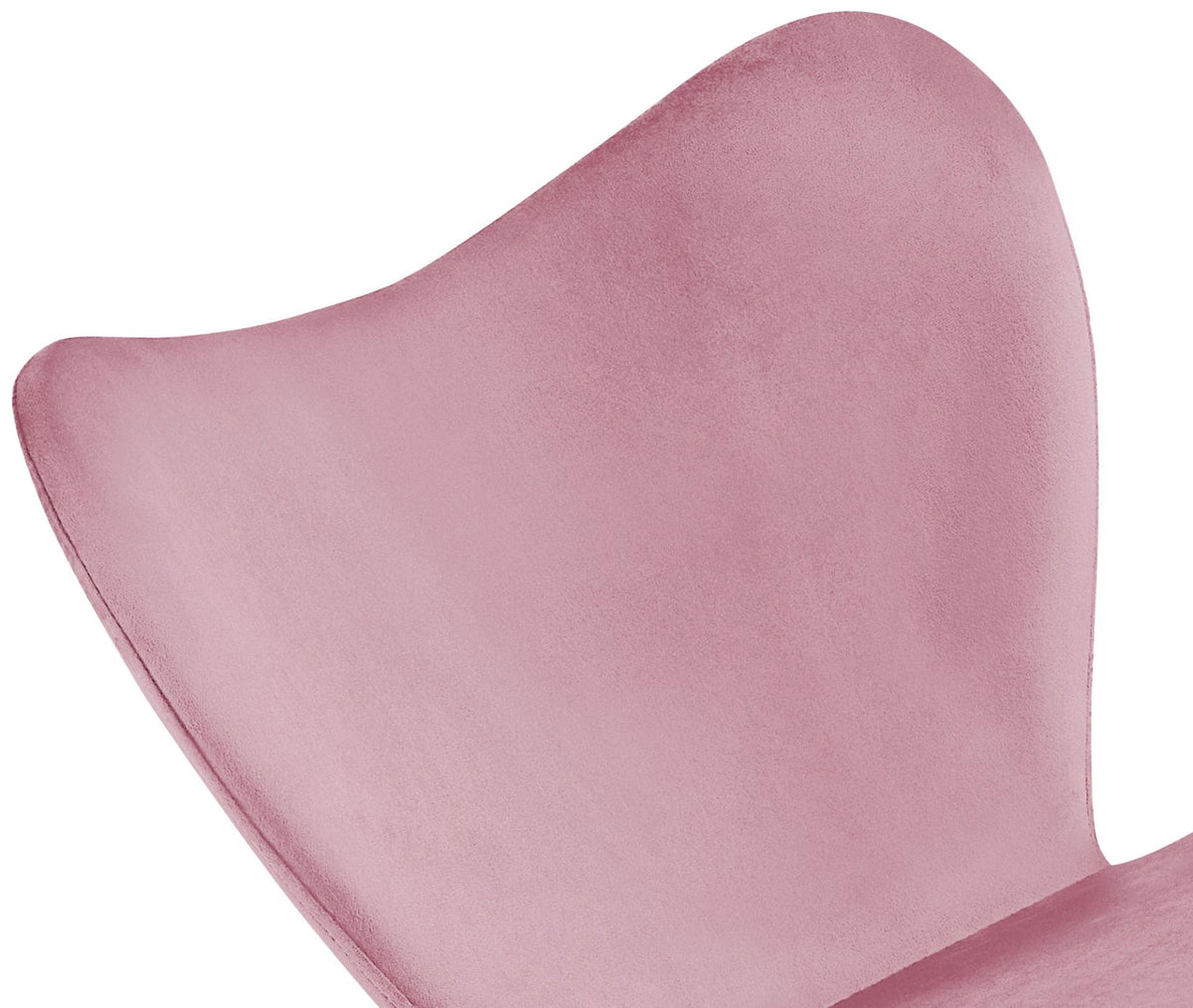 2er Set Esszimmerstuhl Maika Samt rosa