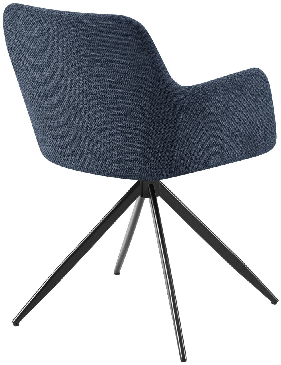 2er Set Esszimmerstuhl Olema Stoff blau
