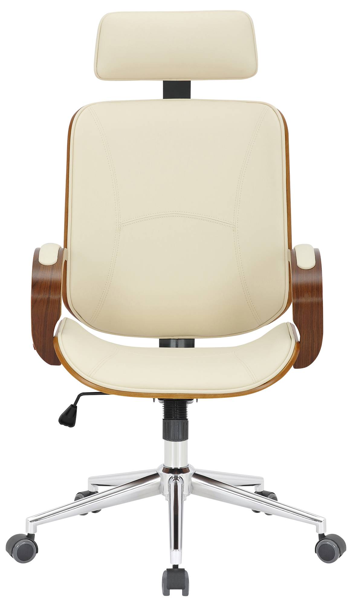 Bürostuhl Dayton walnuss/creme