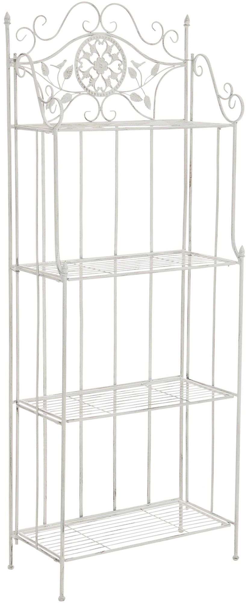 Plantenrek Flora antiek/wit antik weiß
