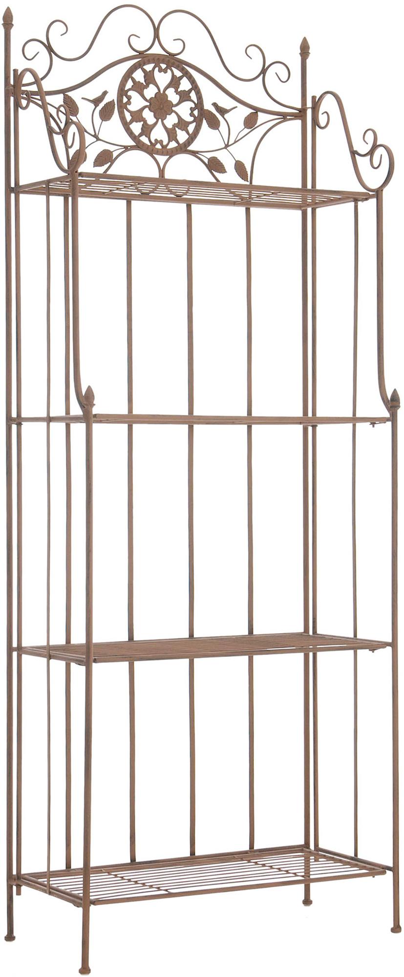Plantenrek Flora antiek bruin antik braun