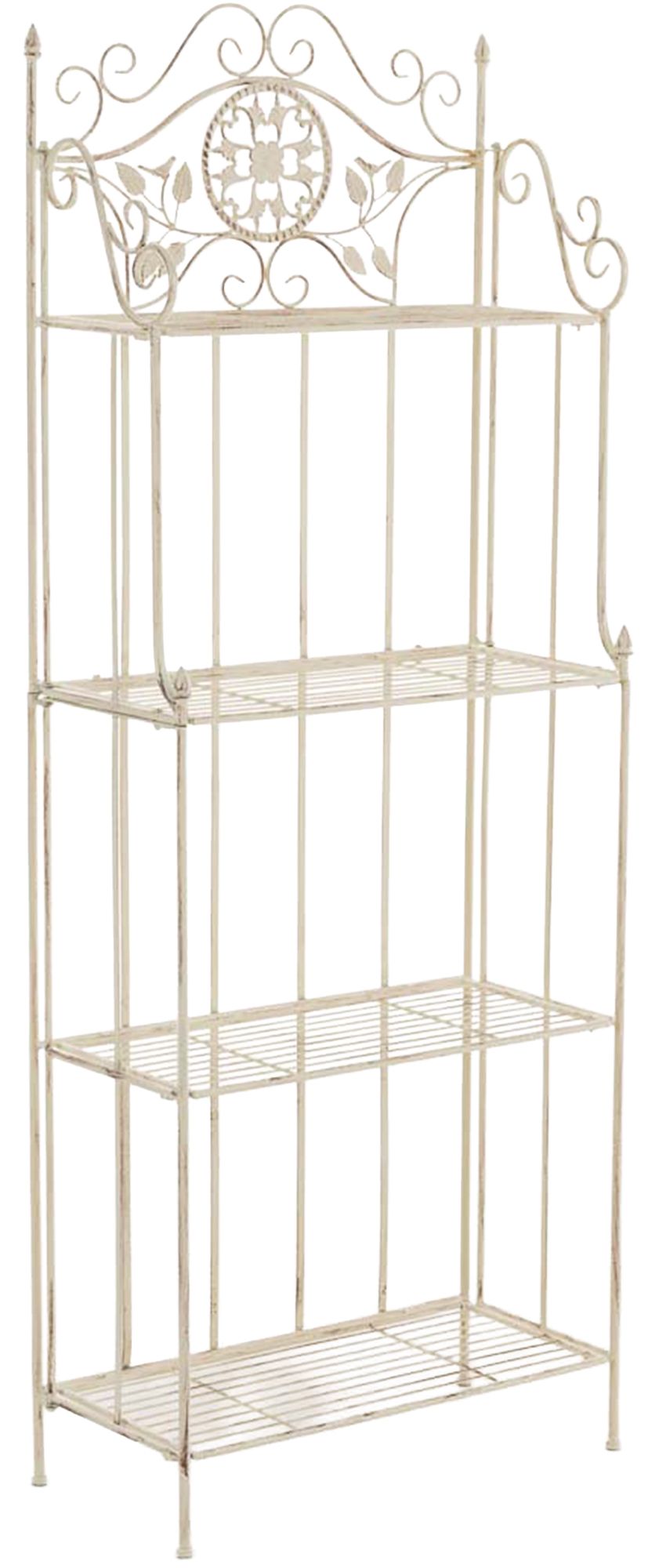Plantenrek Flora antiek/creme antik-creme