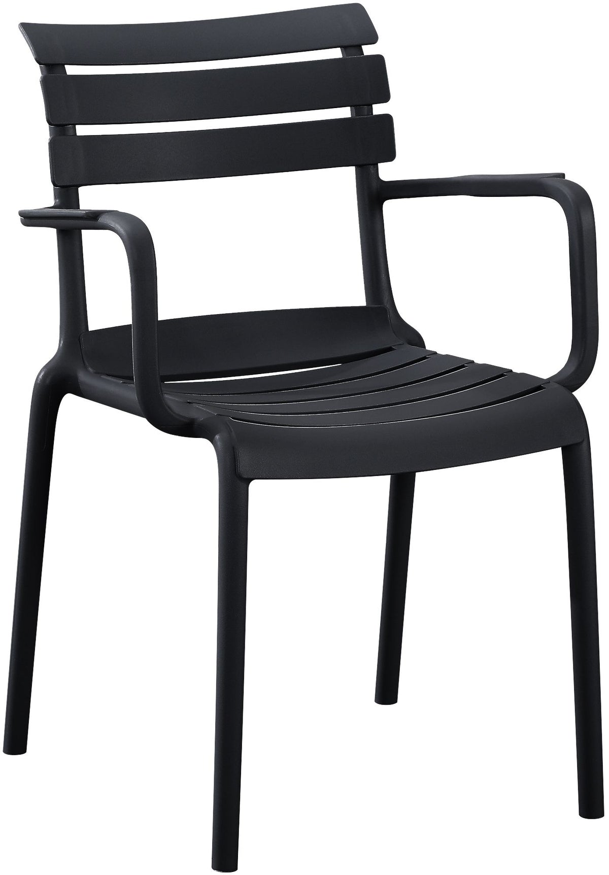 Tuinmeubelset Avena met 4 stoelen zwart schwarz