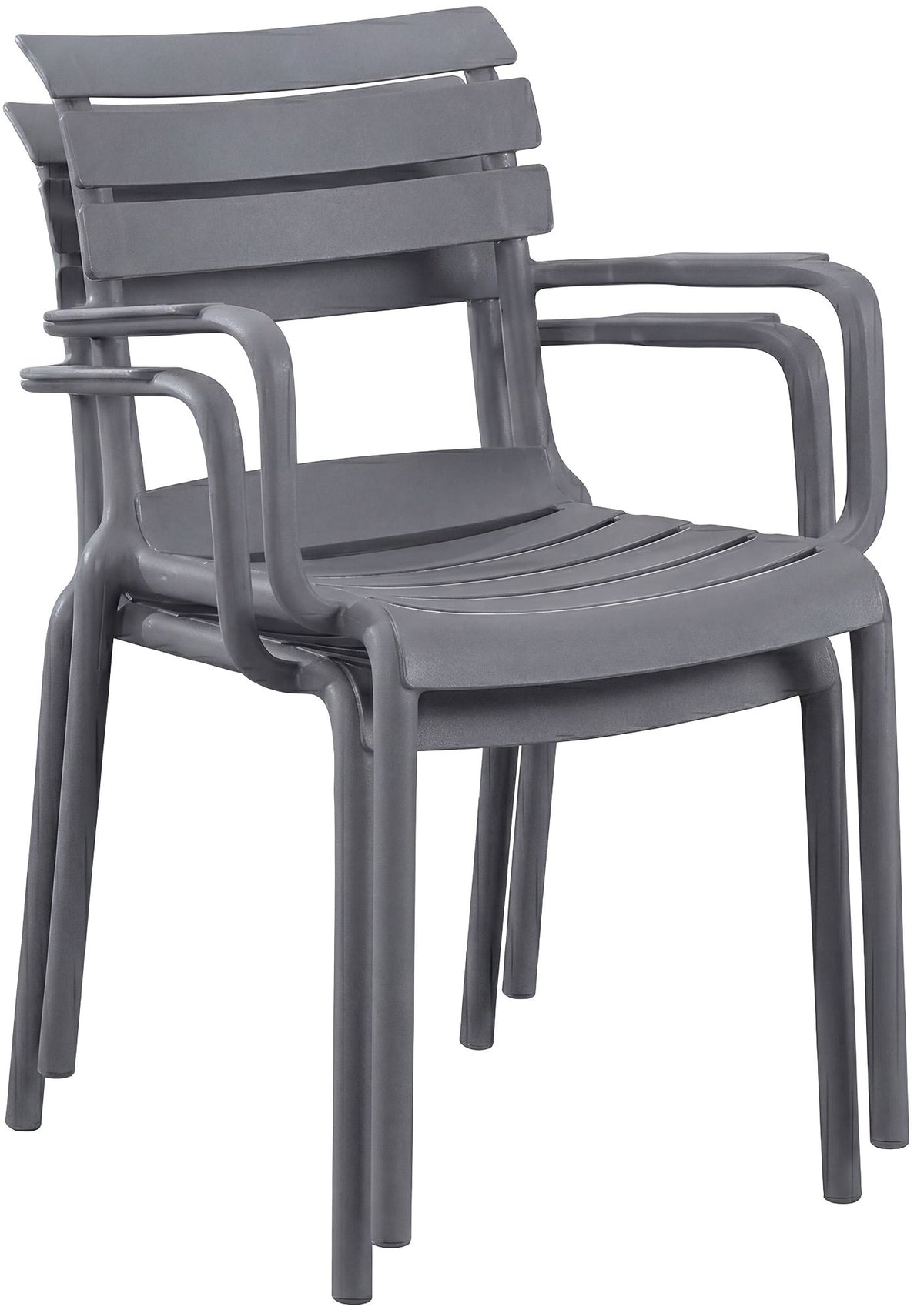 Tuinmeubelset Avena met 2 stoelen donkergrijs dunkelgrau