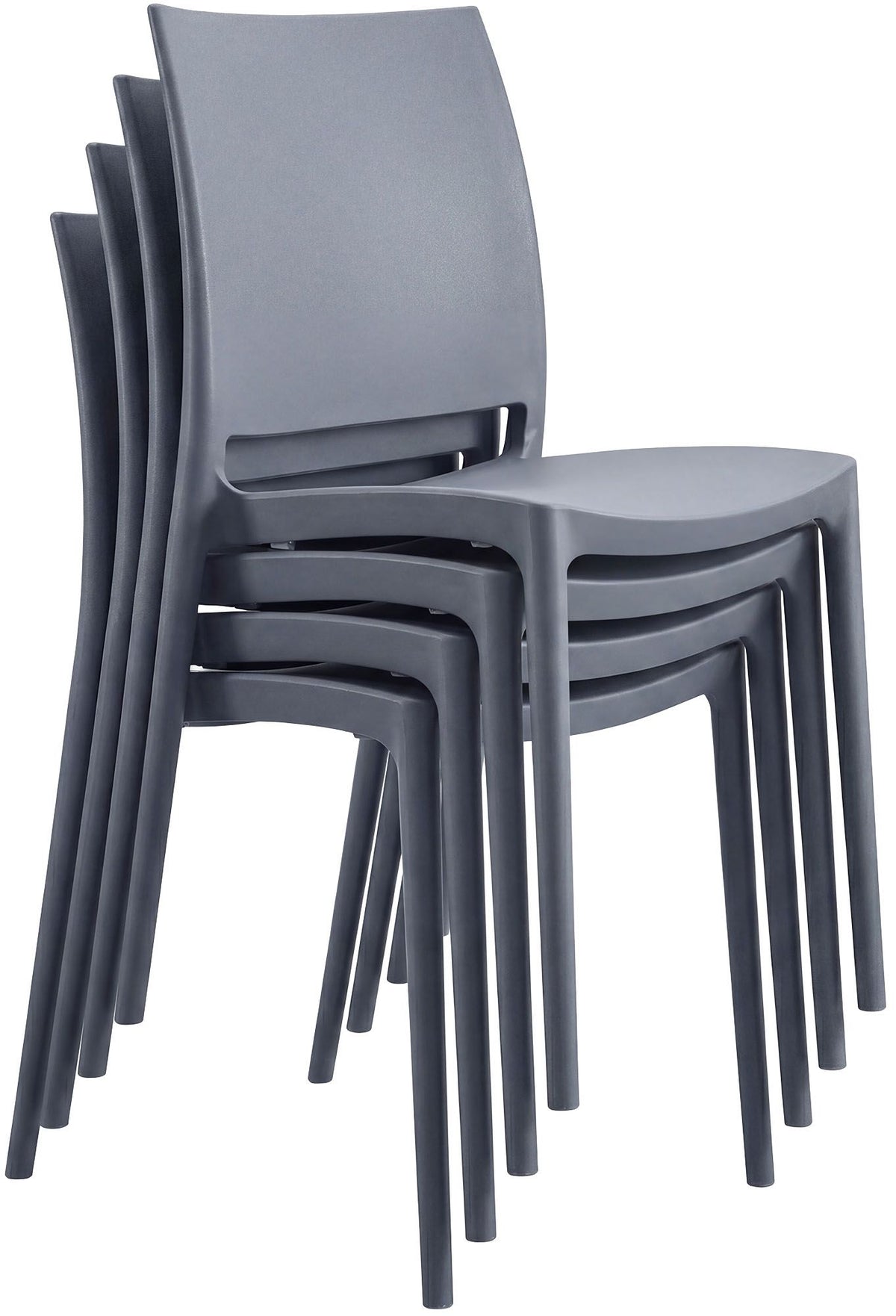 Tuinset Amino met 4 stoelen grijs grau