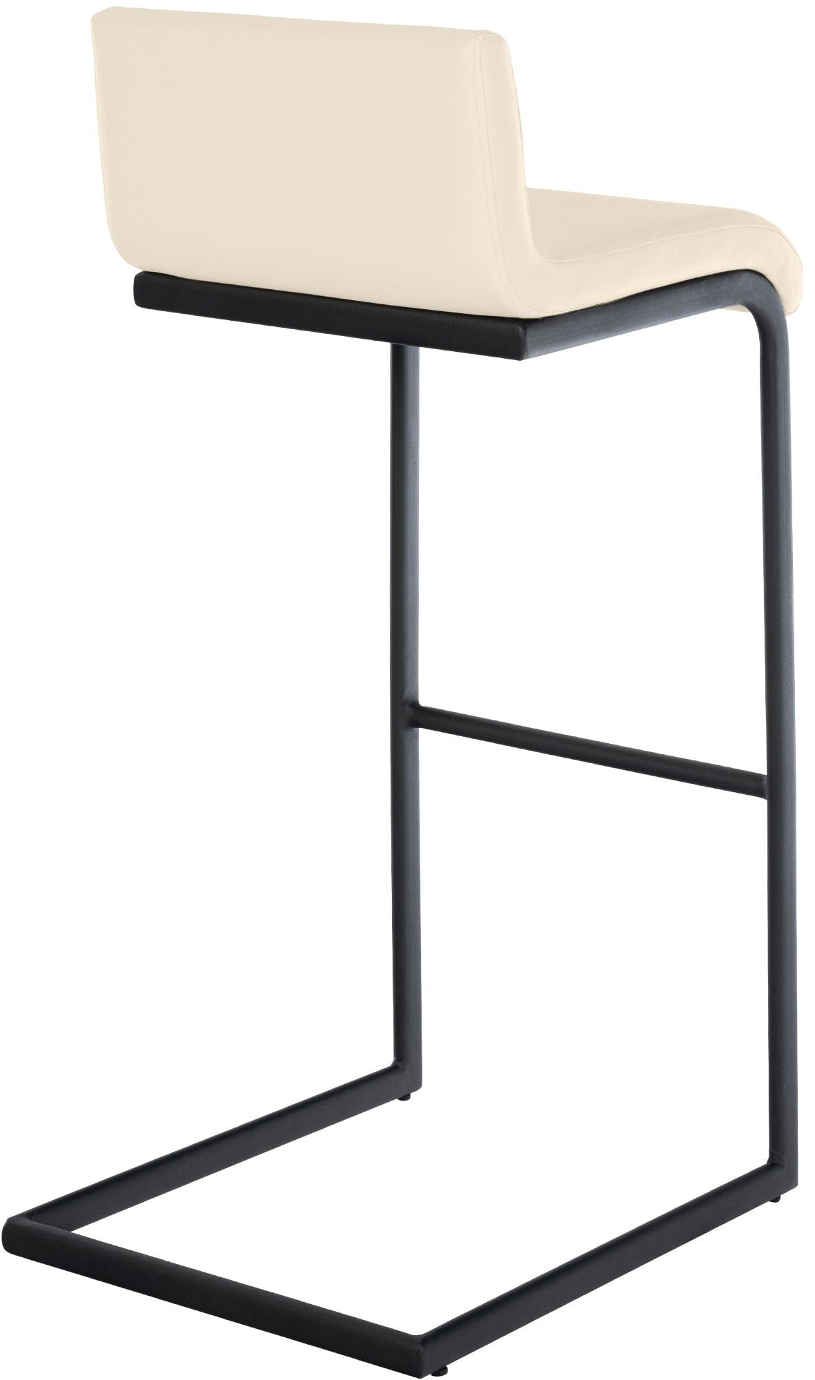 2er Set Barhocker Newport B Kunstleder creme
