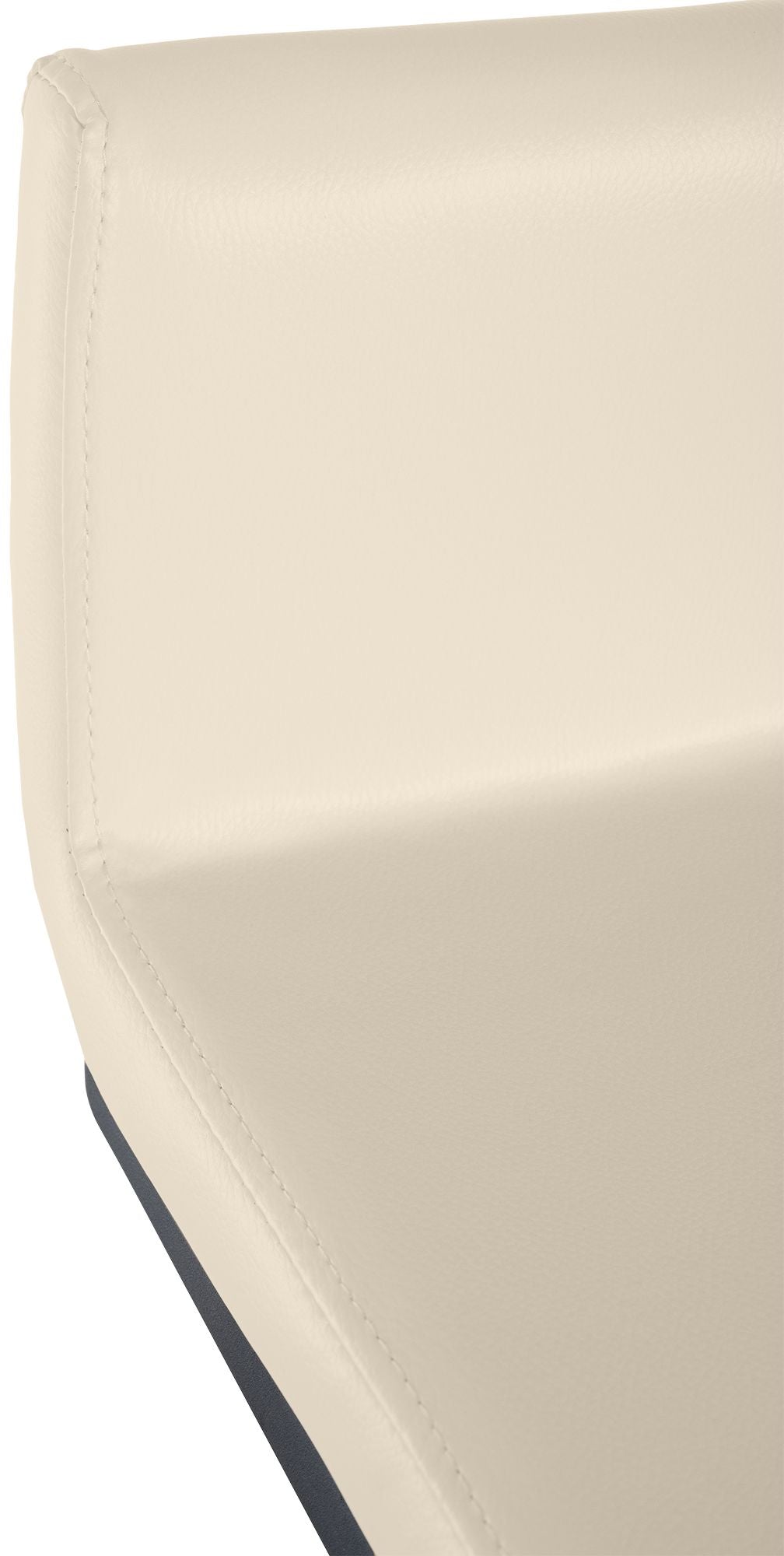 2er Set Barhocker Newport B Kunstleder creme