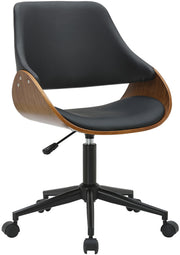 Bureaustoel Sorrento walnoot/zwart walnuss/schwarz