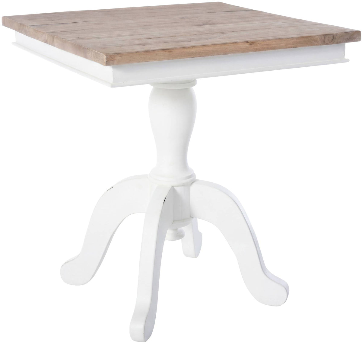 Bijzettafel Lorne natura/wit,70 cm natura/weiß