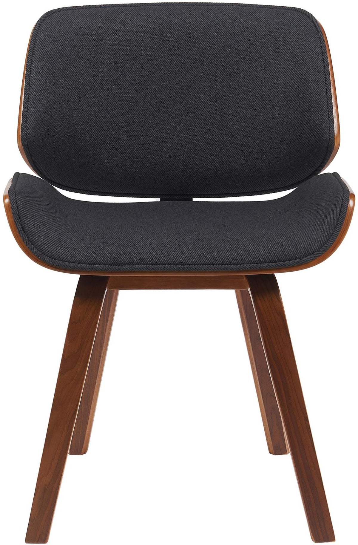 Set van 2 Eetkamerstoelen Beverley walnoot/zwart walnuss/schwarz