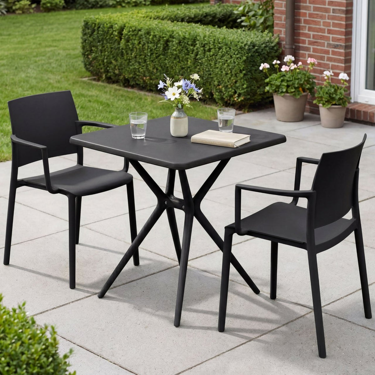 Tuinmeubelset Pula zwart schwarz
