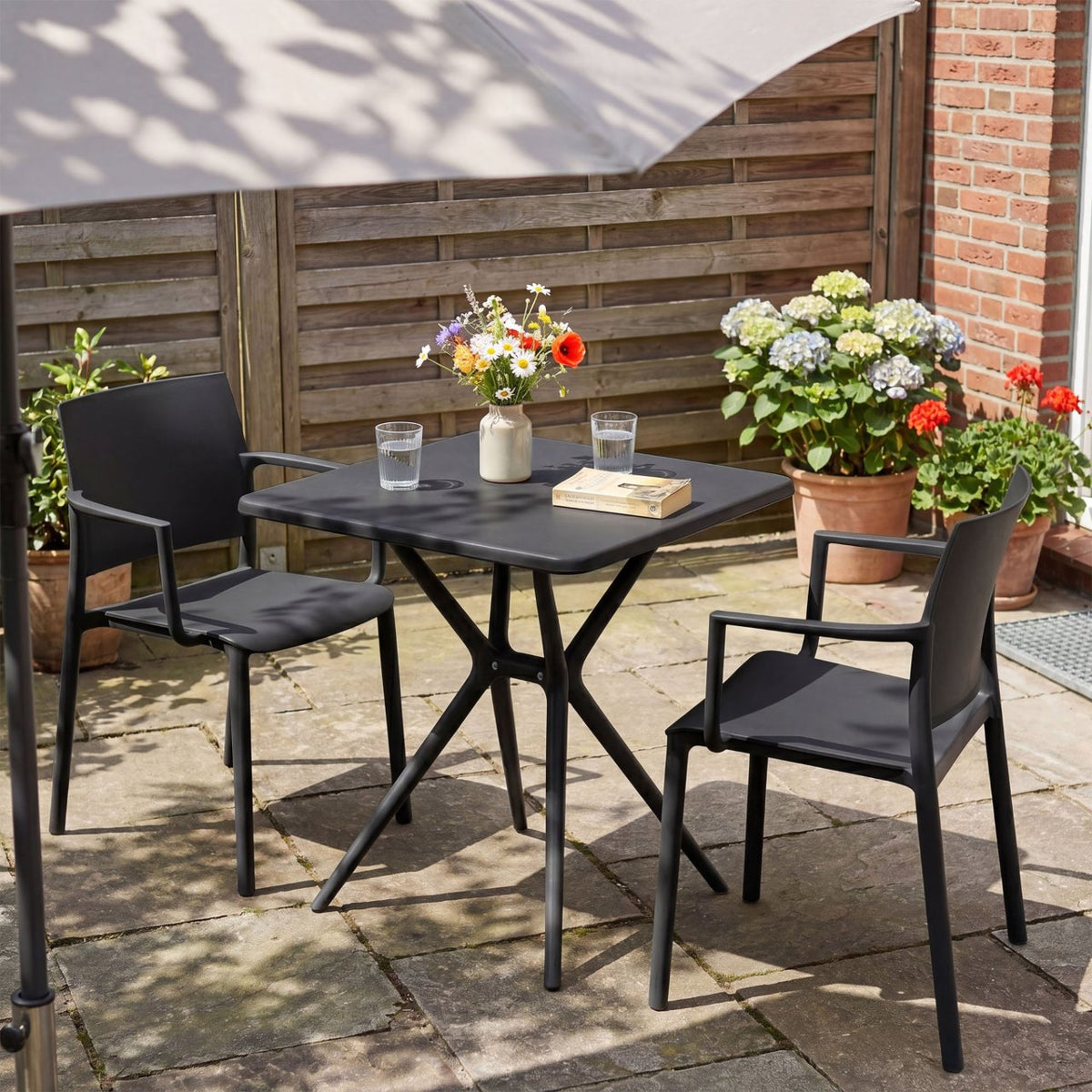 Tuinmeubelset Pula zwart schwarz