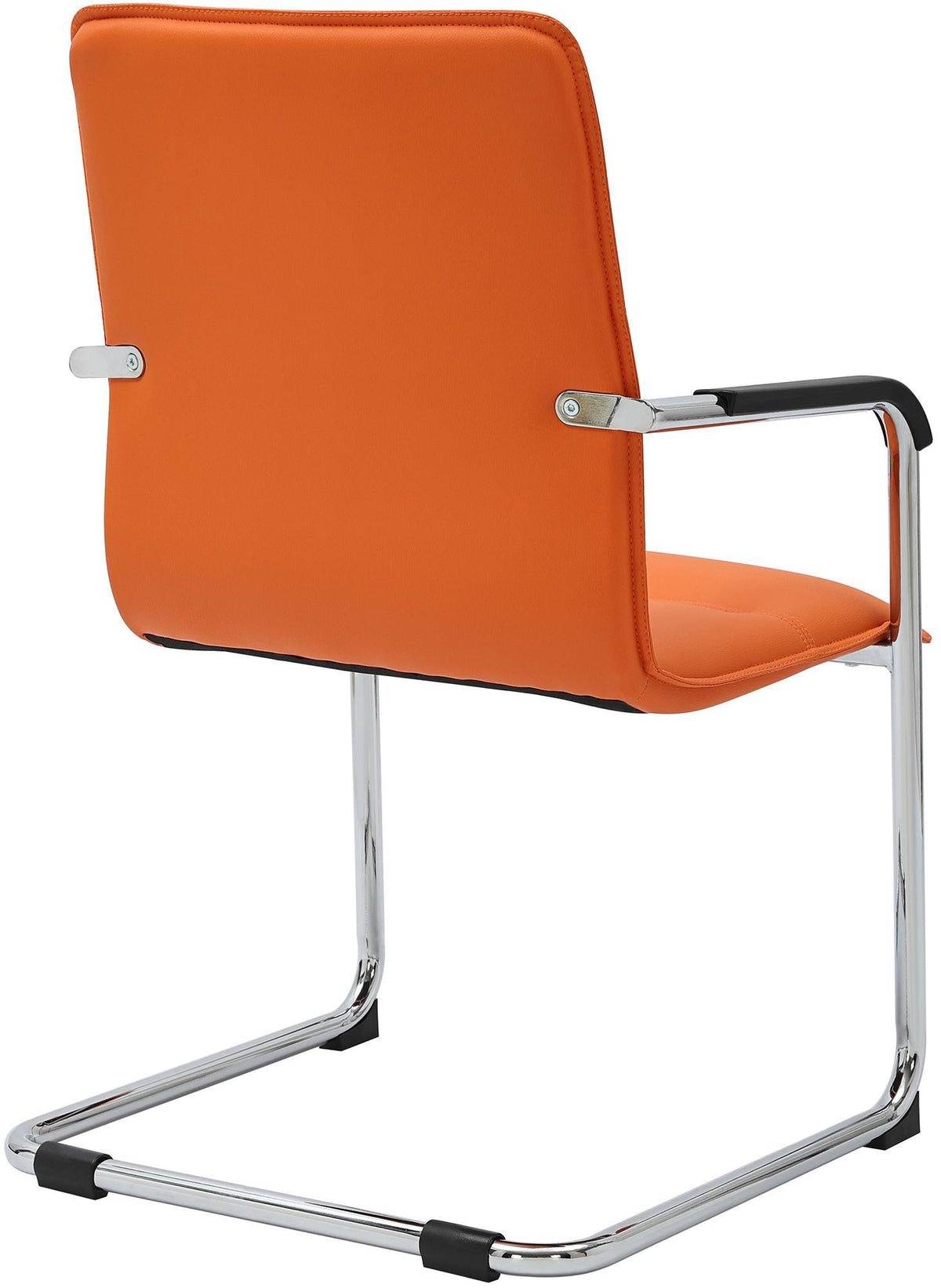 2er Set Besucherstuhl Seattle orange