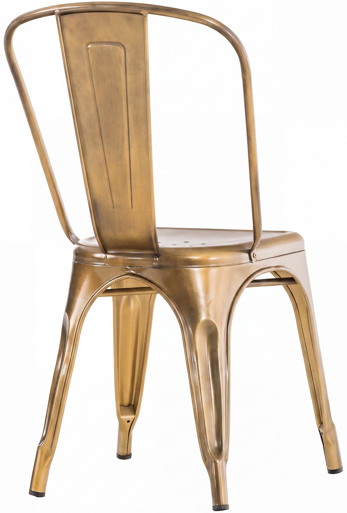 Set van 4 stapelstoelen Benedikt goud gold