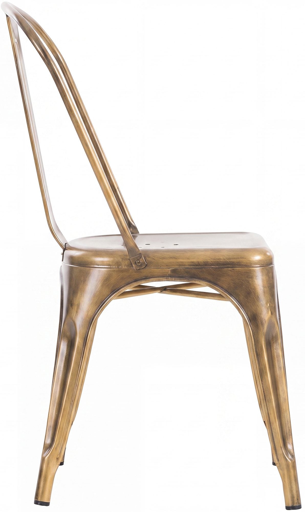 Set van 4 stapelstoelen Benedikt goud gold