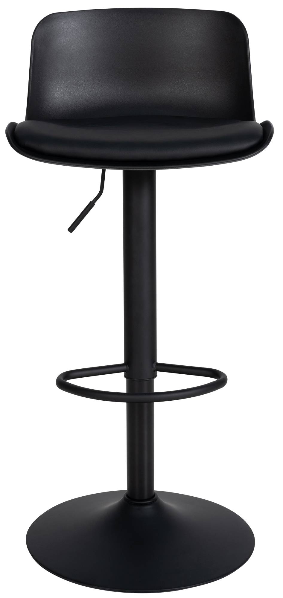 2er Bartisch Set Velor Kunstleder schwarz