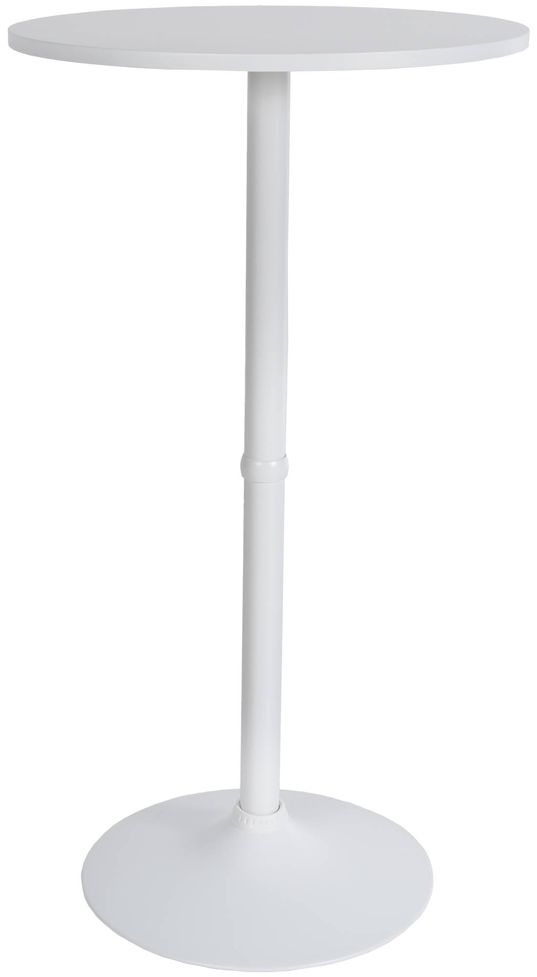 2er Bartisch Set Velor Kunstleder weiß
