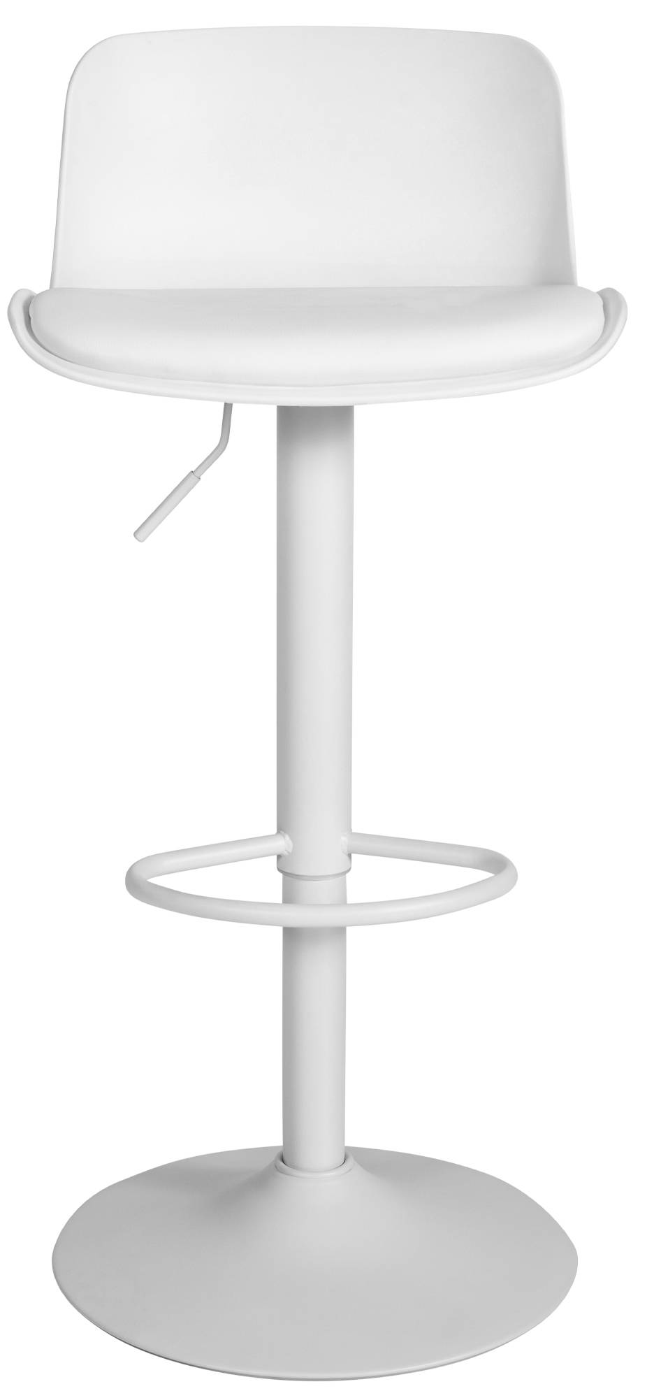 2er Bartisch Set Velor Kunstleder weiß