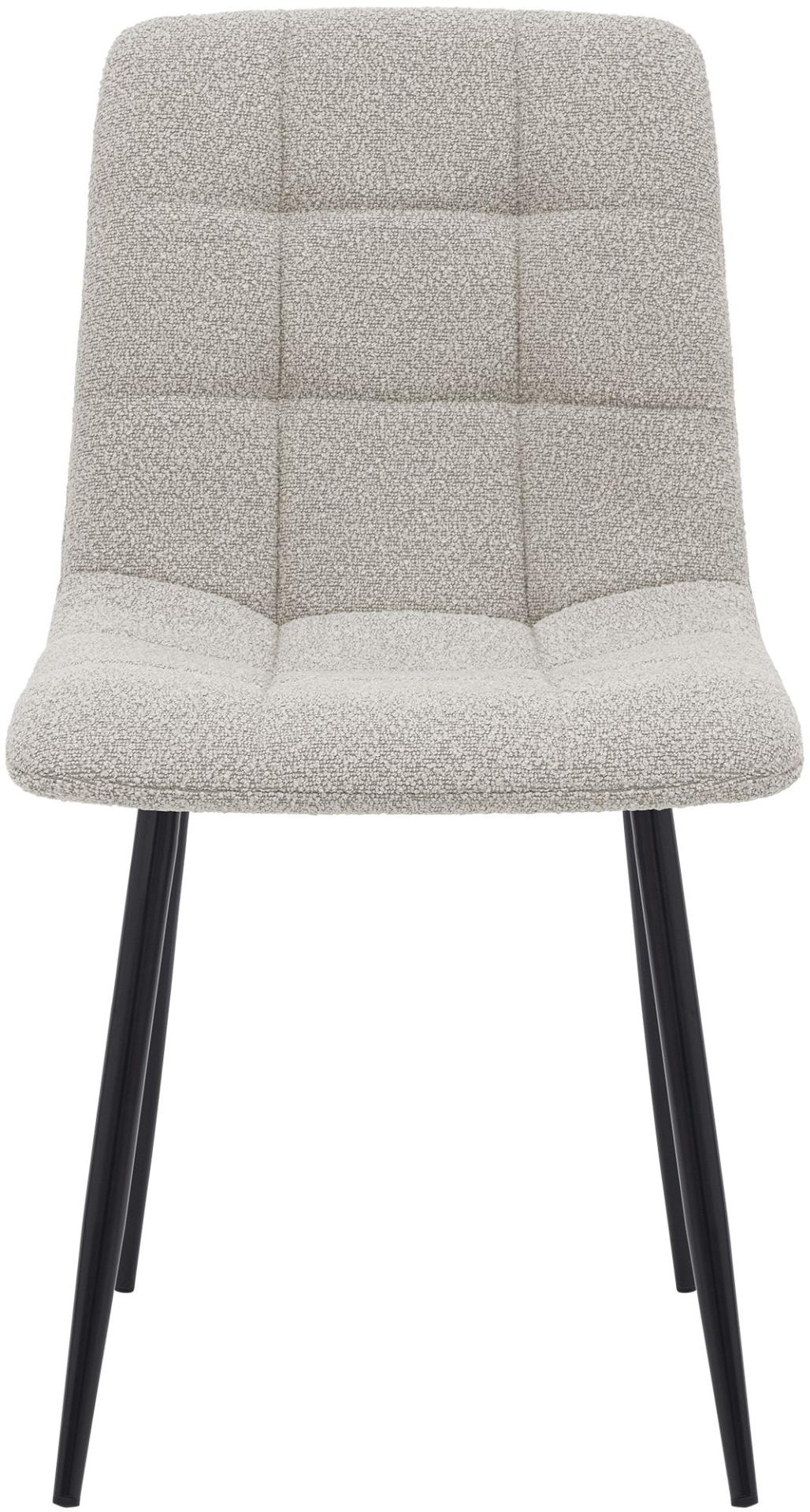 Eetkamerstoel Antibes Teddystof creme creme