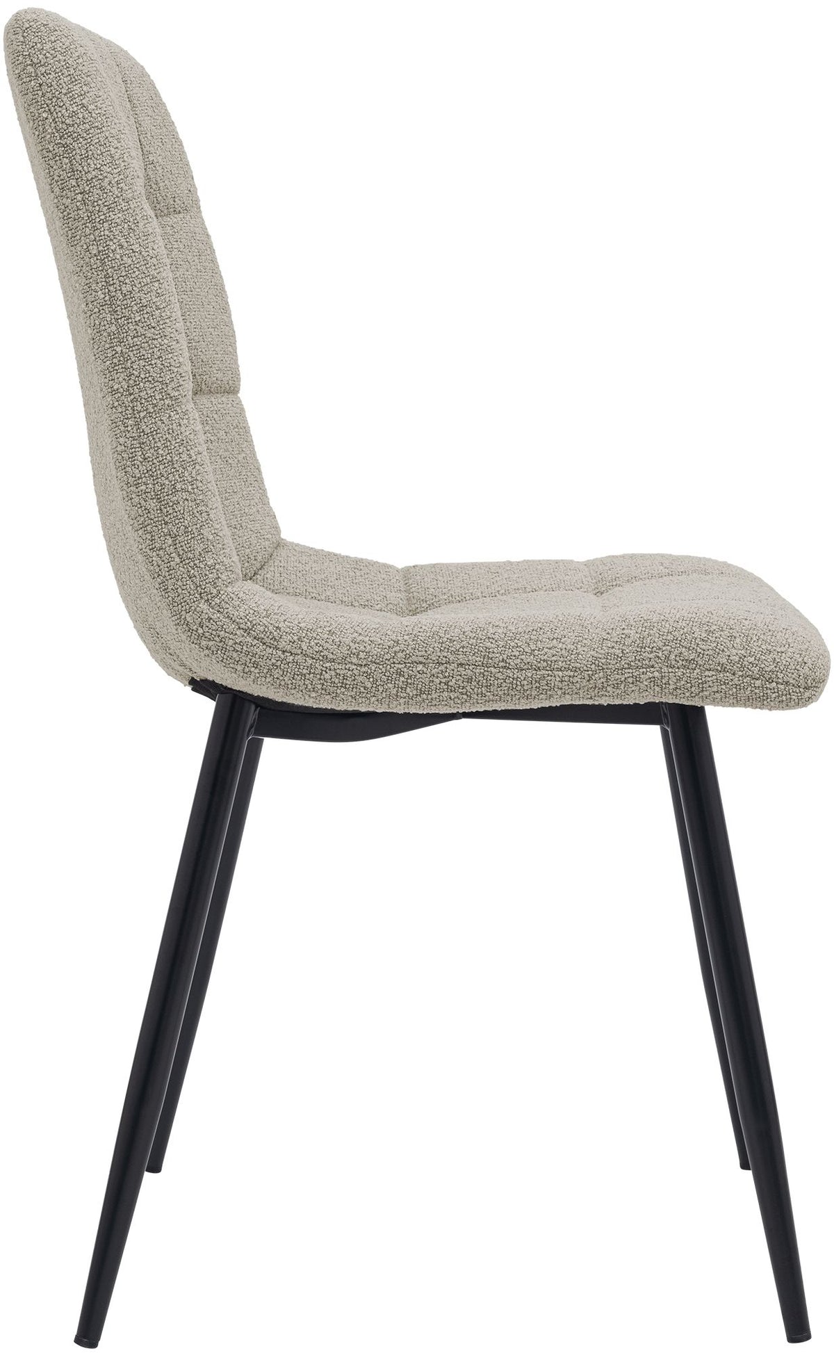 Eetkamerstoel Antibes Teddystof taupe taupe