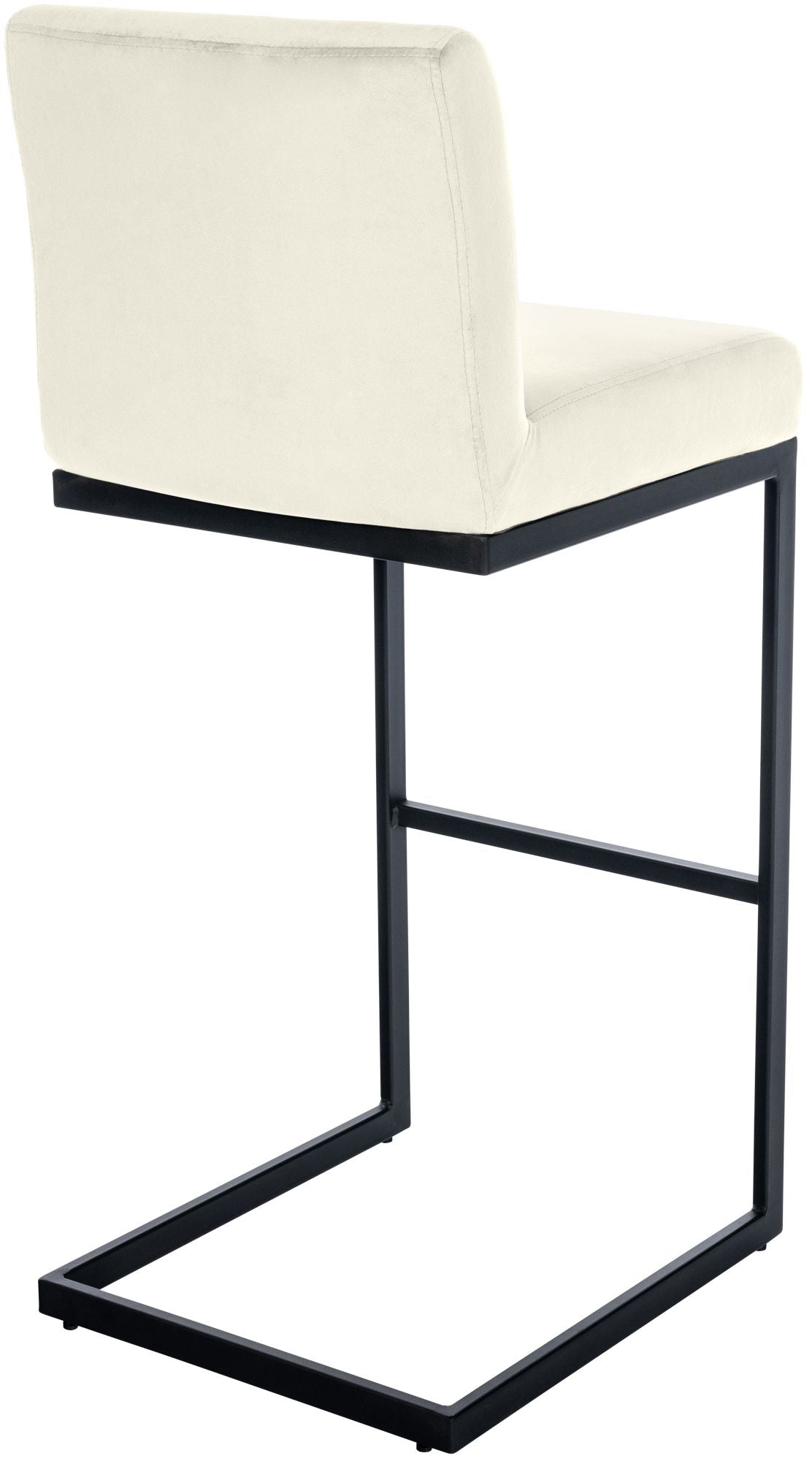 2er Set Barhocker Hopewell Samt B creme