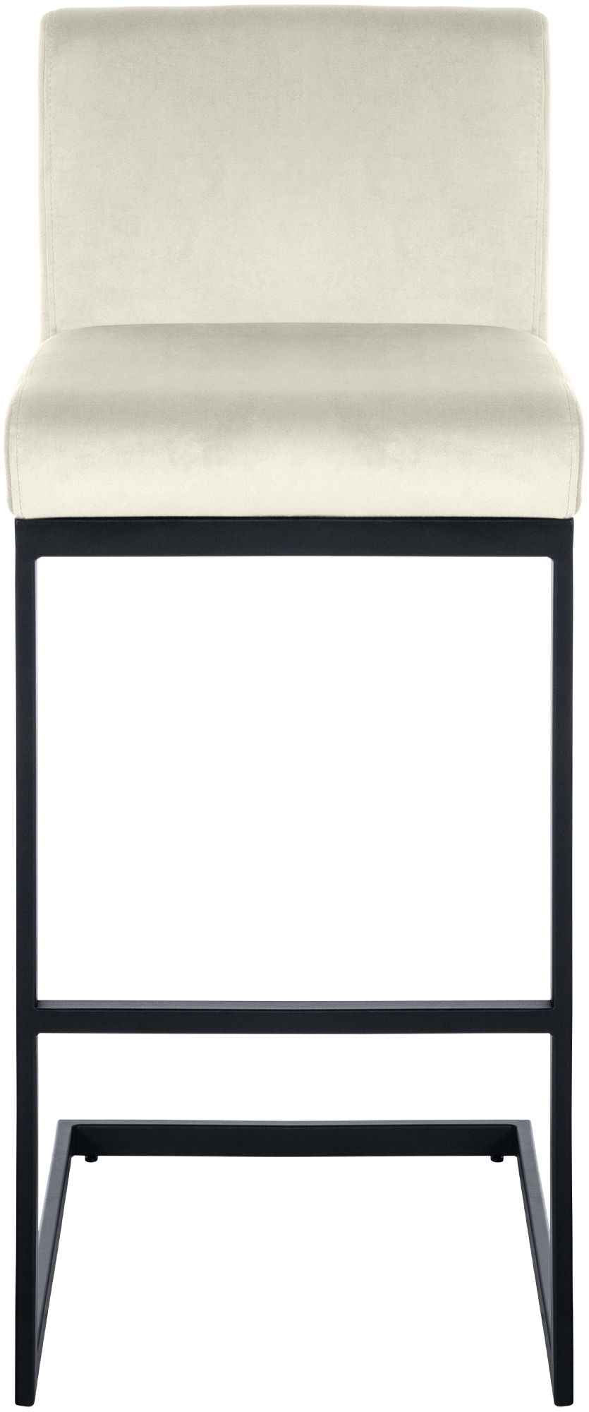 2er Set Barhocker Hopewell Samt B creme