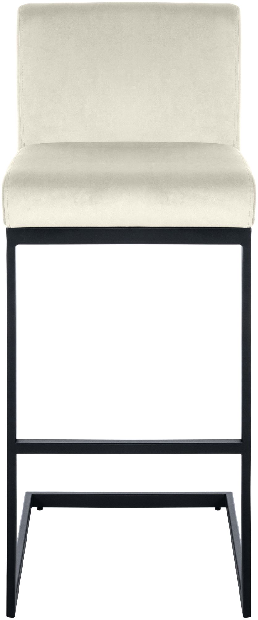 2er Set Barhocker Hopewell Samt B creme