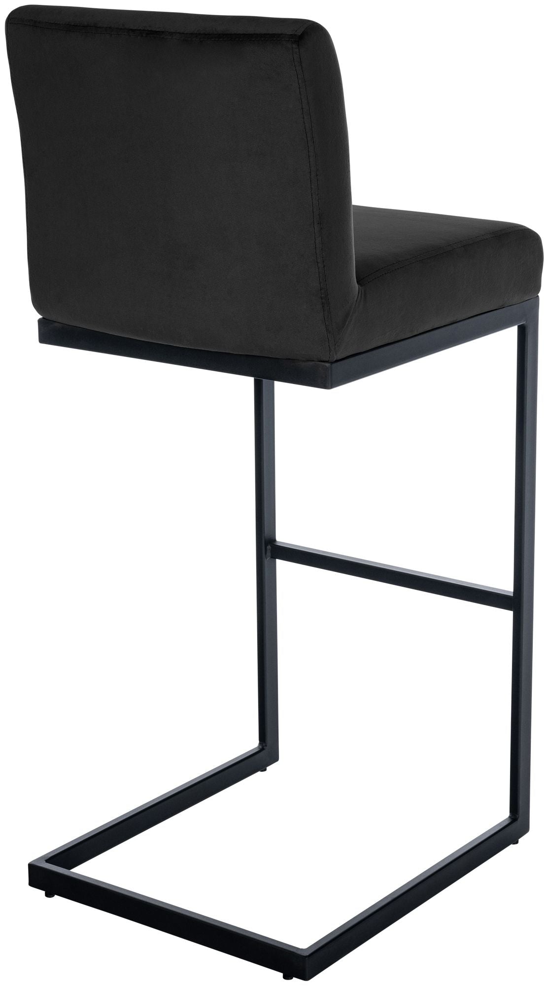 2er Set Barhocker Hopewell Samt B schwarz