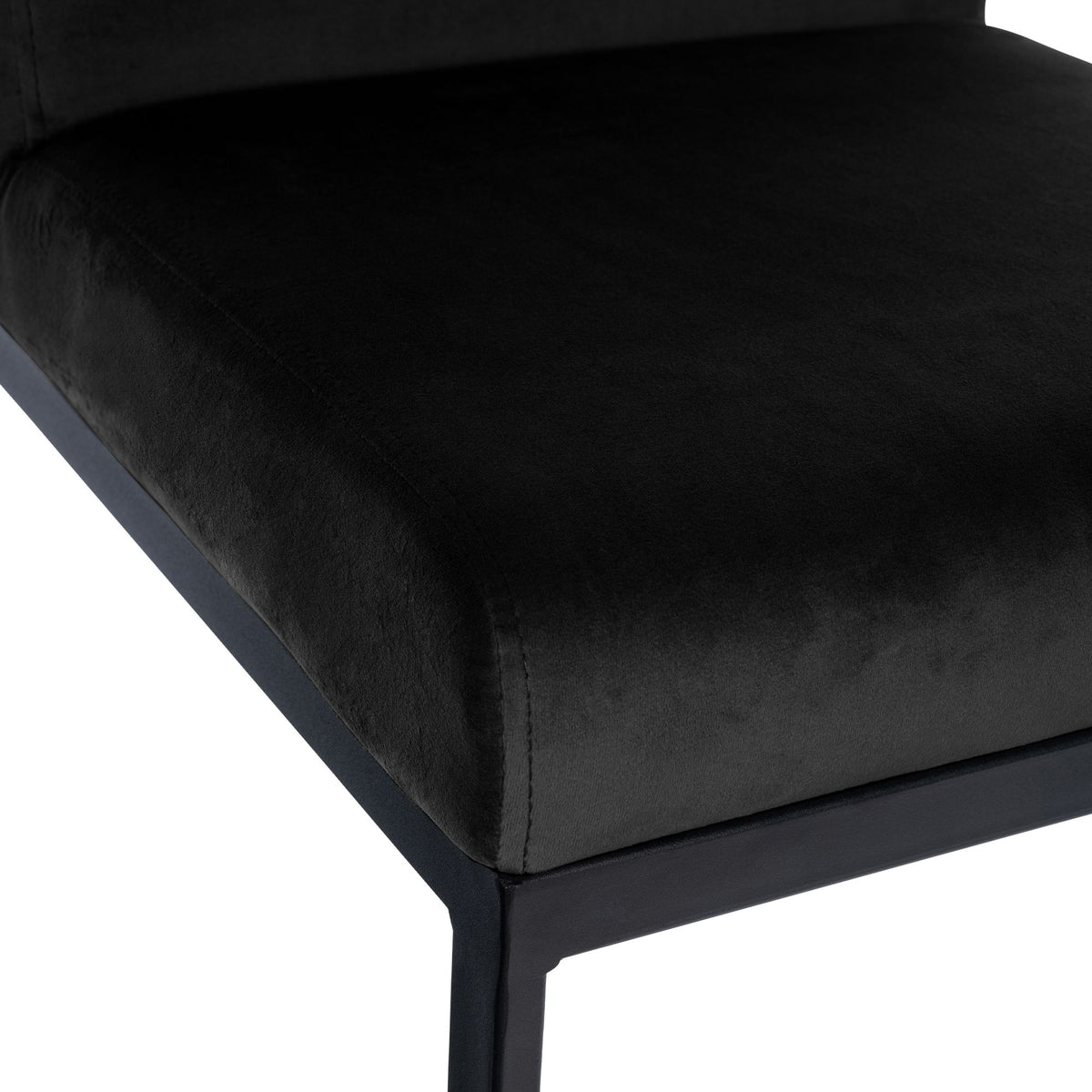 2er Set Barhocker Hopewell Samt B schwarz